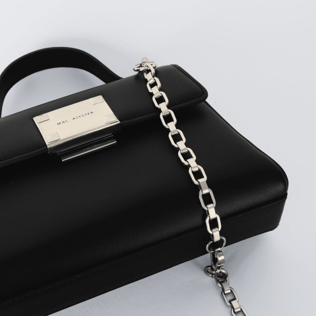 Sac à main Mini MÉLYSSA Noir/Silver