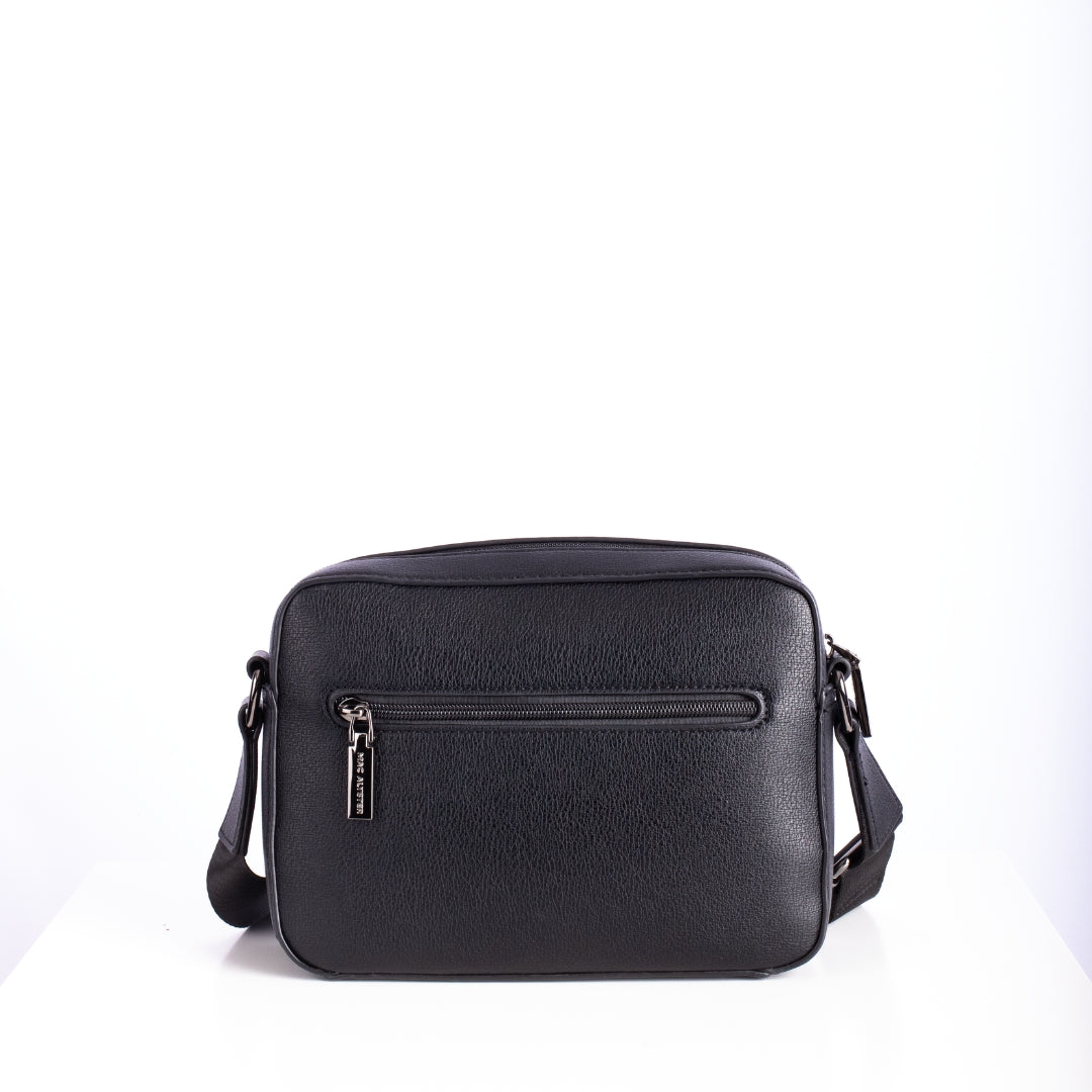 Sac caméra bag HUGO en matière synthétique NOIR de dos