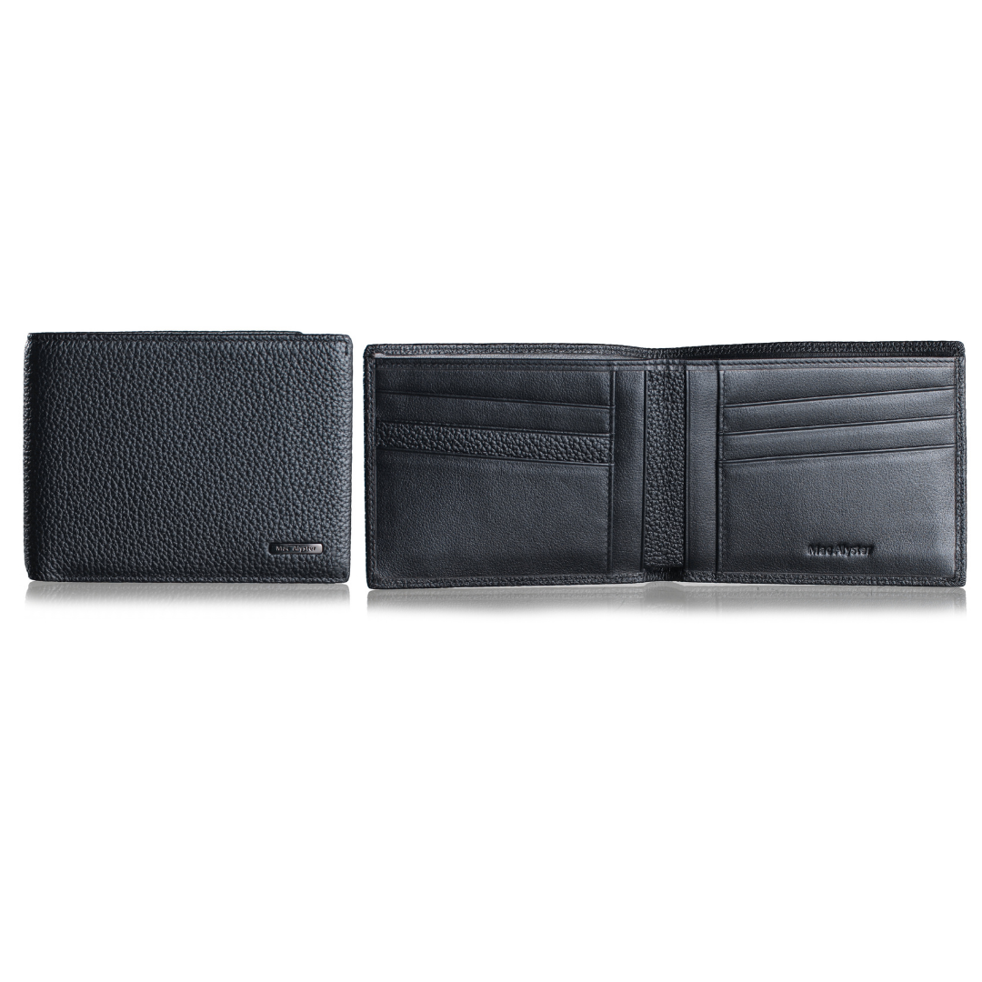 Portefeuille italien PREMIUM au fini grainé par Mac Alyster