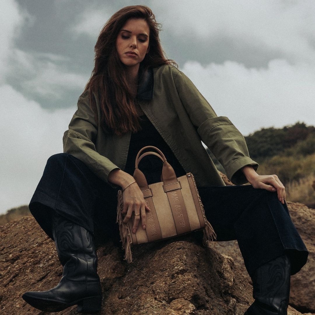 Petit sac cabas - CAPSULE Clover Nubuck