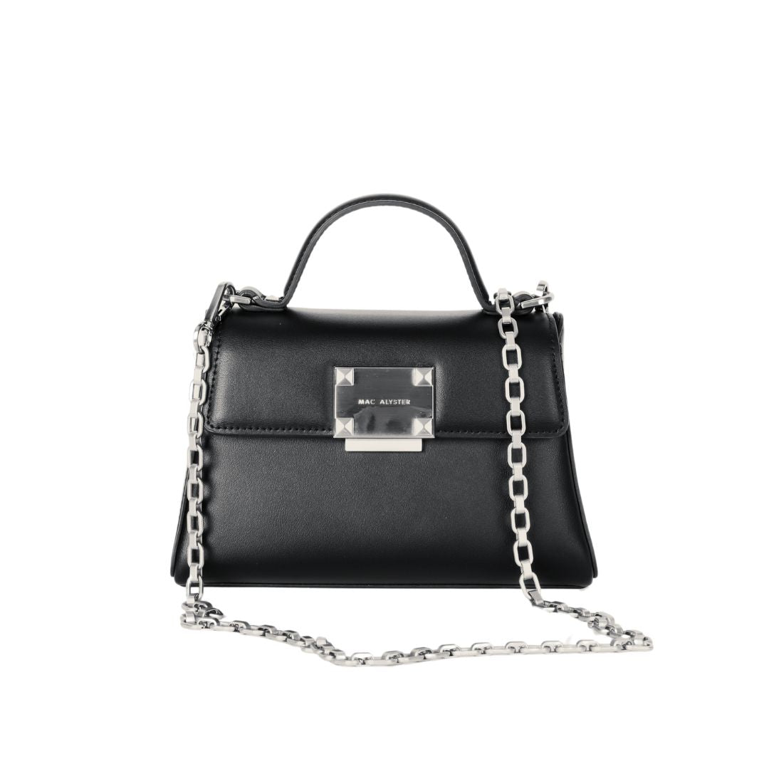 Sac à main Mini MÉLYSSA Noir/Silver