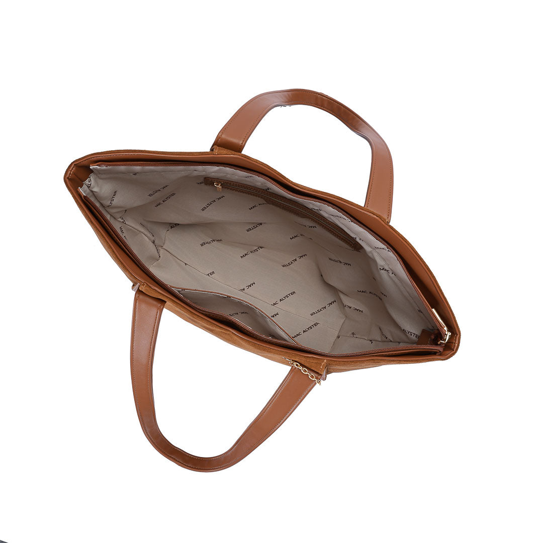 Sac cabas Alys Daim par Mac Alyster