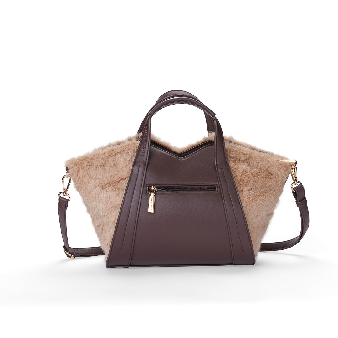 Petit sac cabas et Bandoulière Alys Alpaga par Mac Alyster