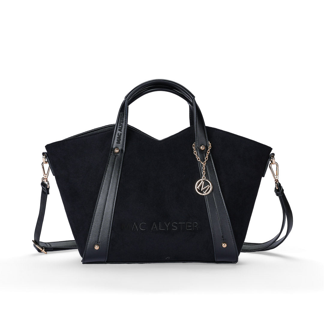 Petit sac cabas et Bandoulière Alys Daim par Mac Alyster
