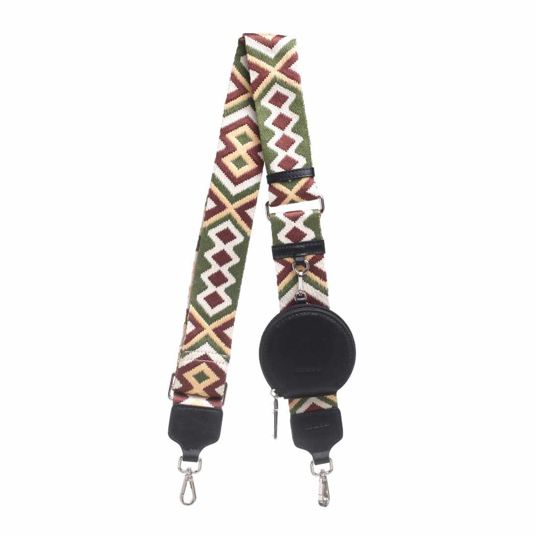 bandouliere-ecru-noir-blanc-bordeaux-vert-etui-airpod-motif-triangles