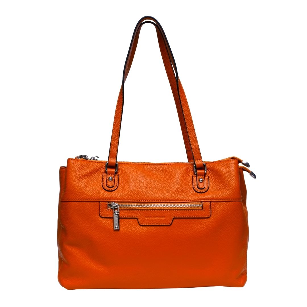 Sac Shopping - NINA en cuir par Mac Alyster Terracotta