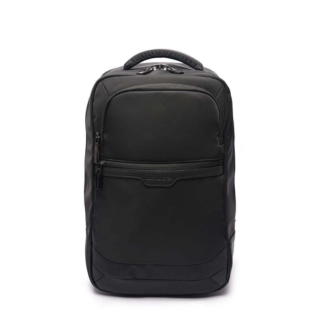 Sac à dos S STUDIO en cuir synthétique NOIR de face