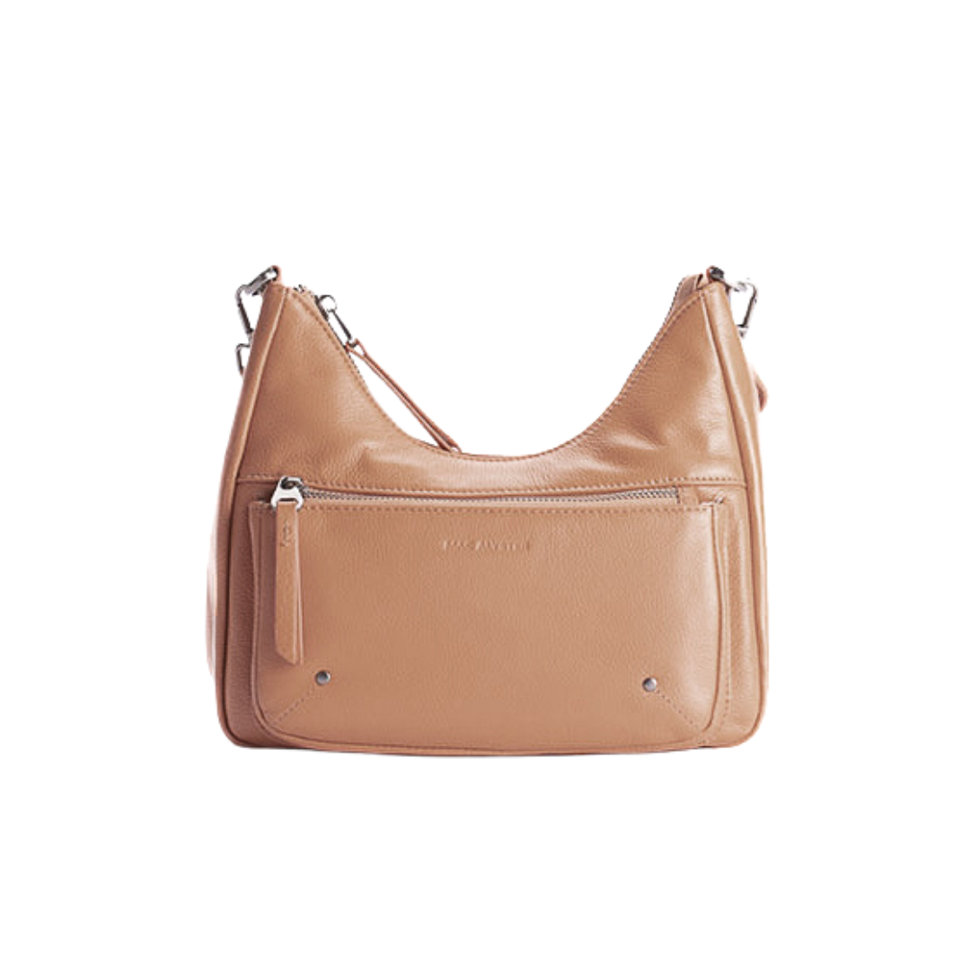 Sac porté épaule/travers - ALYA en cuir de vachette par Mac Alyster