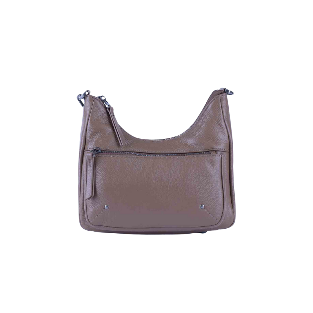 Sac porté épaule/travers - ALYA en cuir de vachette par Mac Alyster