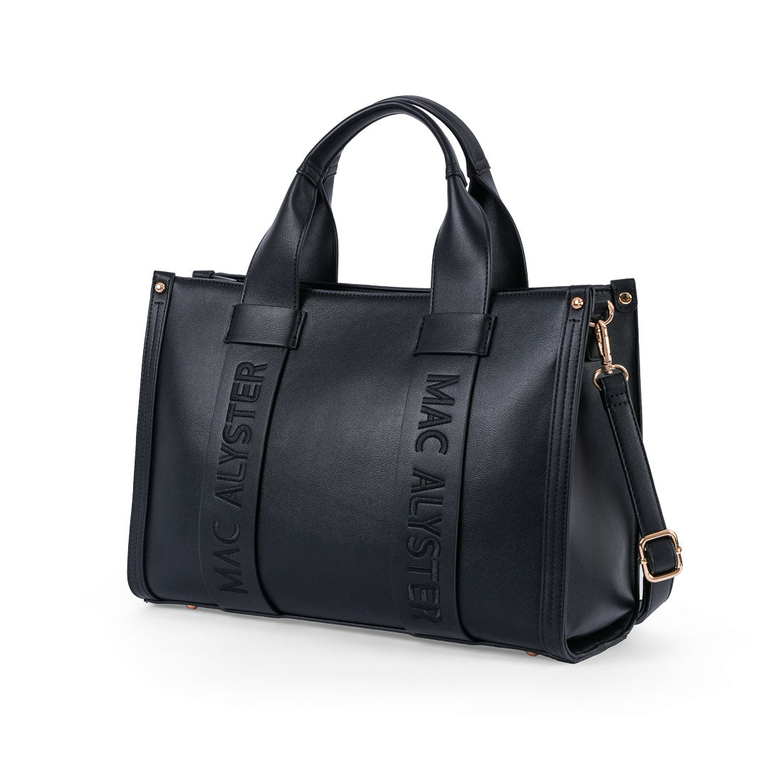 Sac à main Grand Porté Main Basic Clover Mac Alyster Noir