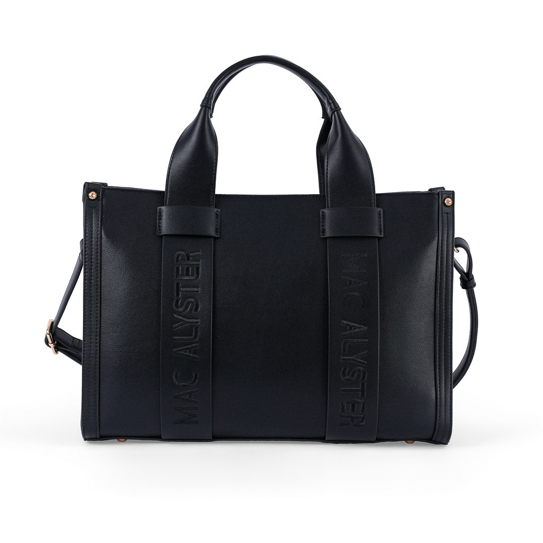 Sac à main Grand Porté Main Basic Clover Mac Alyster Noir