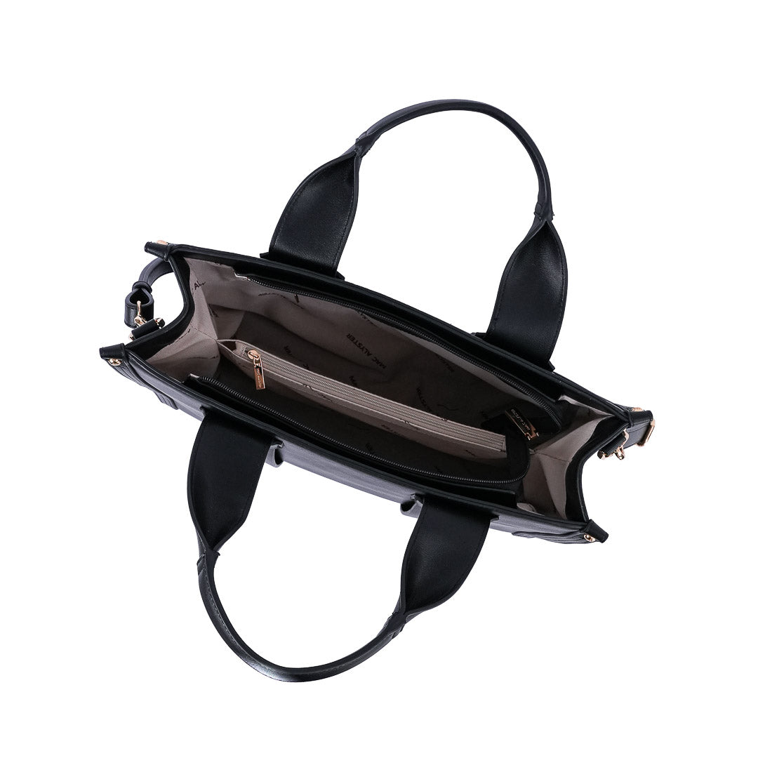 Sac à main Grand Porté Main Basic Clover Mac Alyster Noir