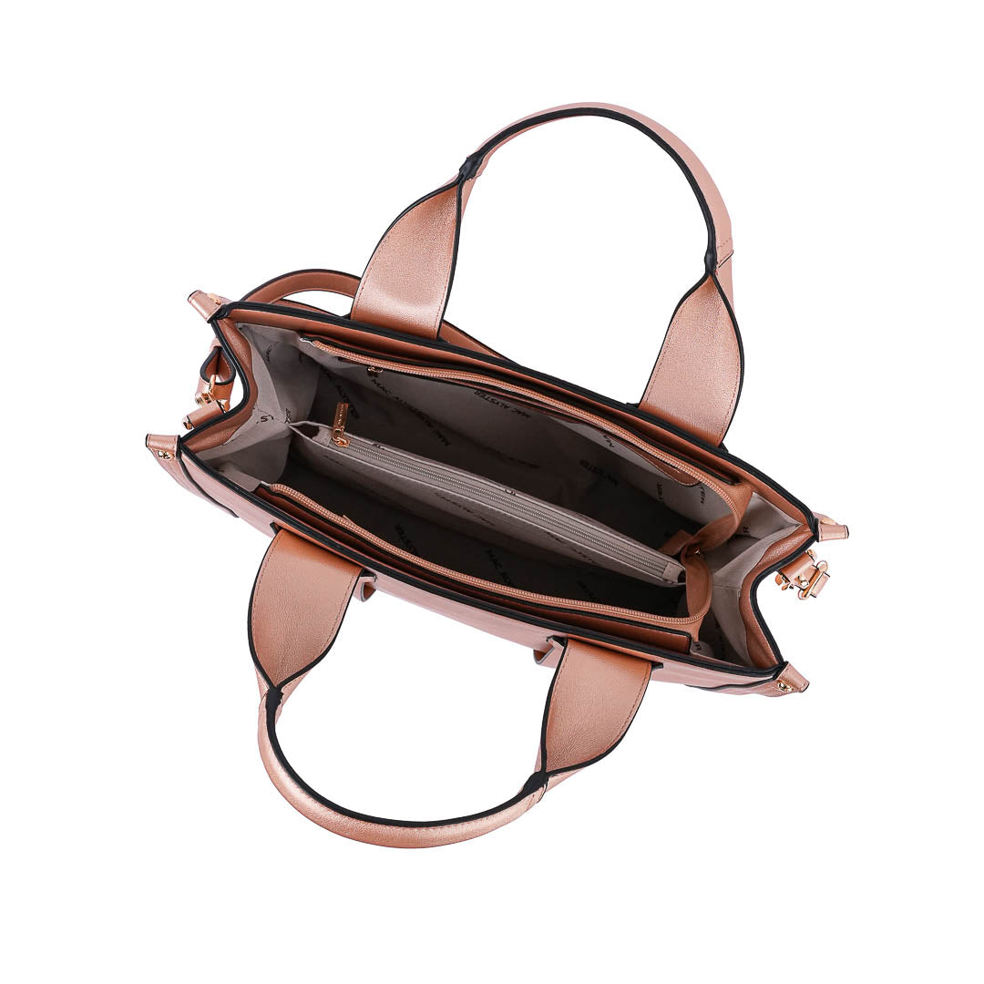 Sac à main Grand Porté Main Basic Clover Mac Alyster Or Rose