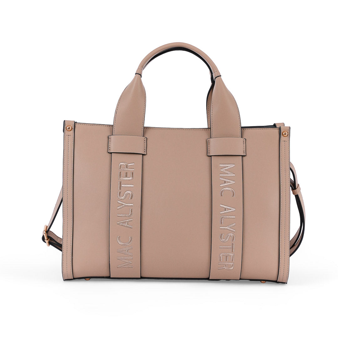 Sac à main Grand Porté Main Basic Clover Mac Alyster Sable