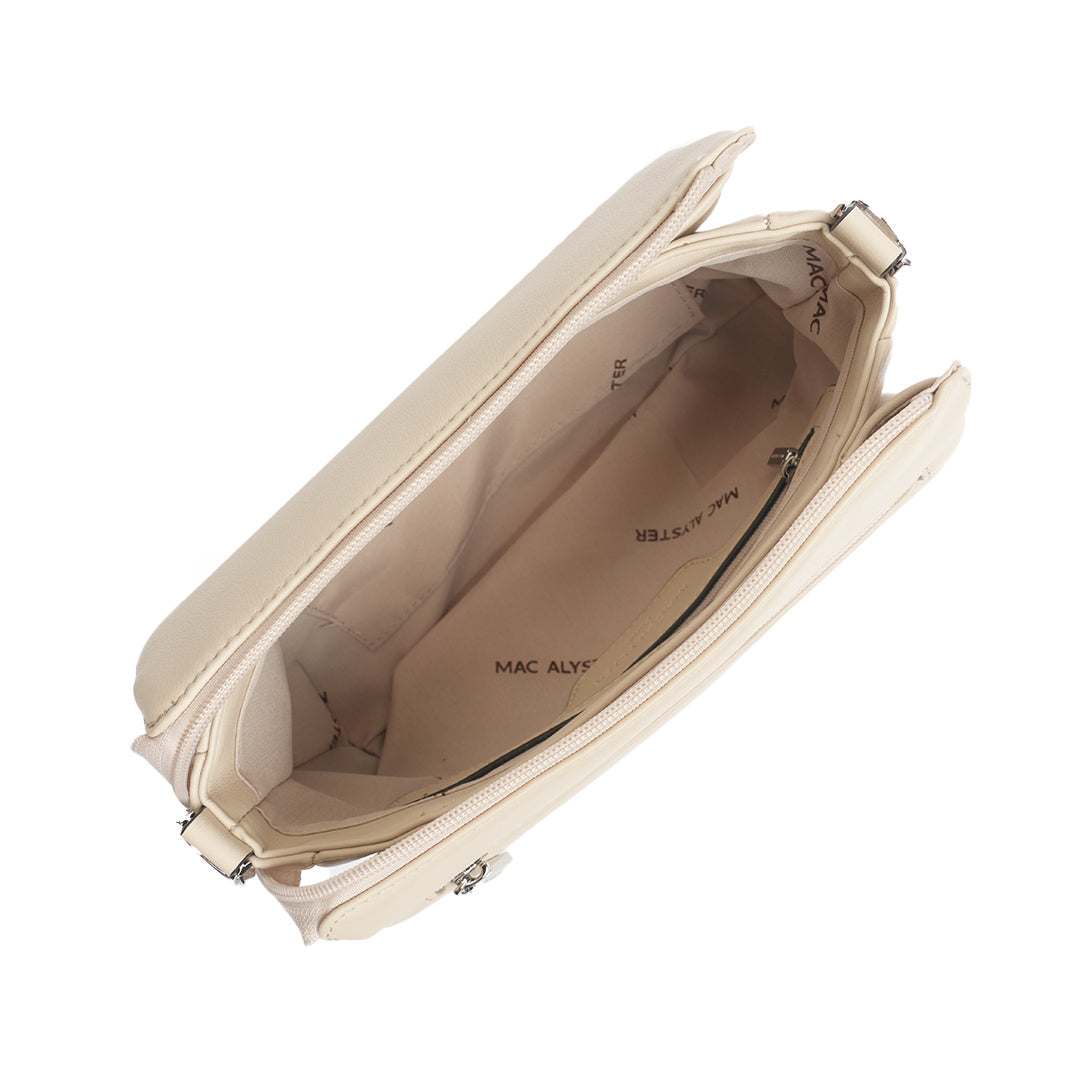 Sac trotteur MILAN en matière synthétique BEIGE de haut