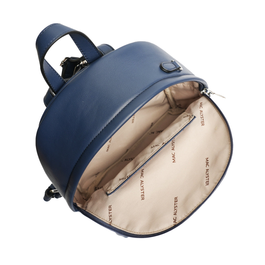 Sac à dos MILAN en matière synthétique MARINE de haut