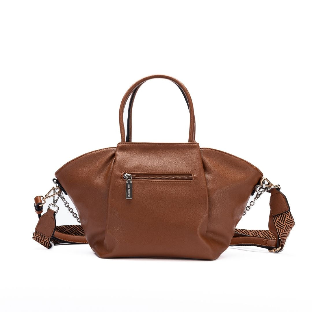 Porté main - MILAN cognac de dos