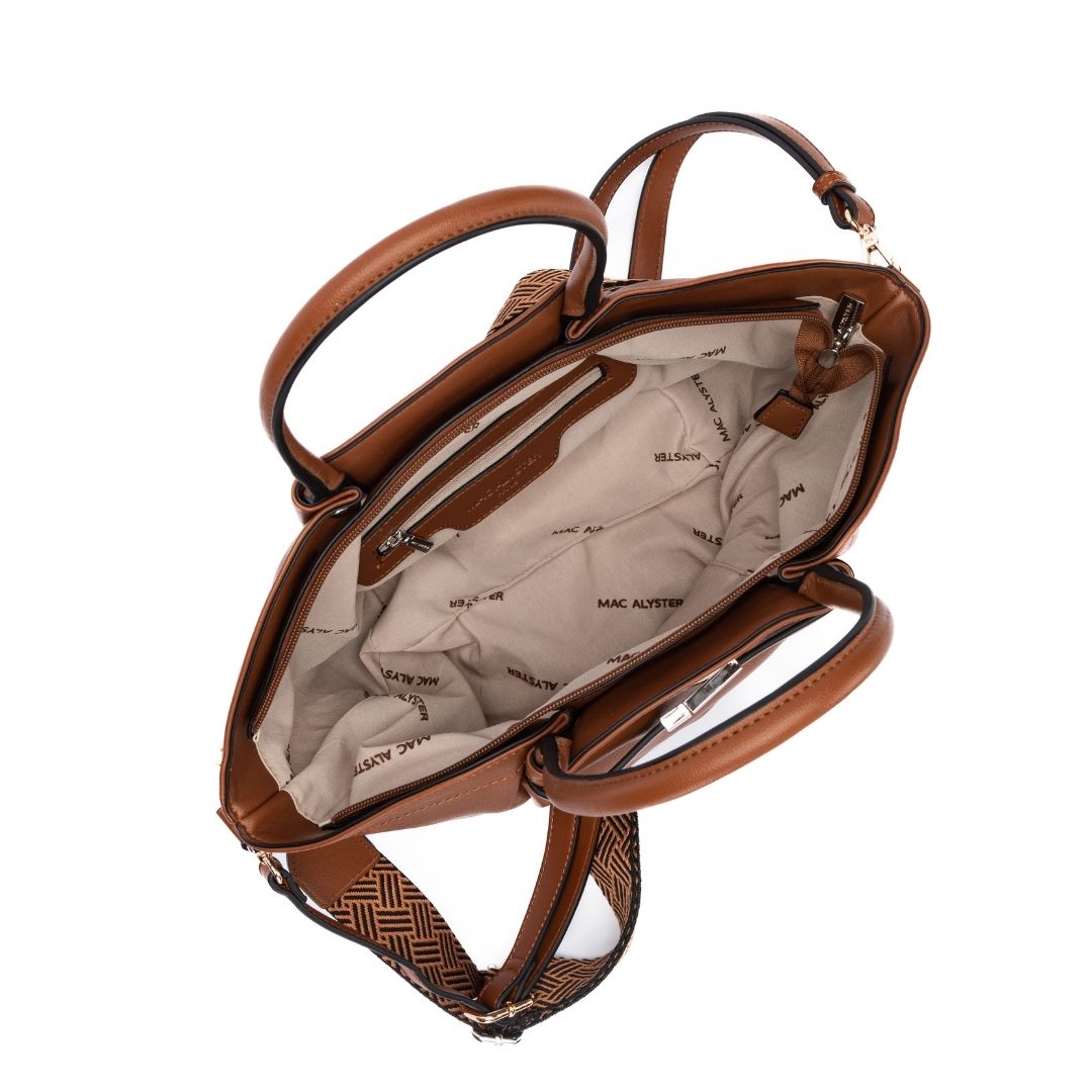 Porté main - MILAN cognac de haut