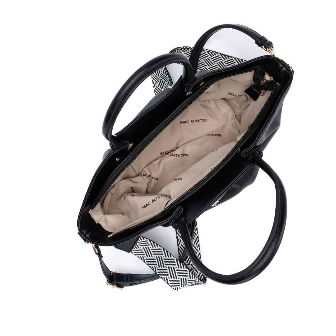 Porté main - MILAN noir de haut