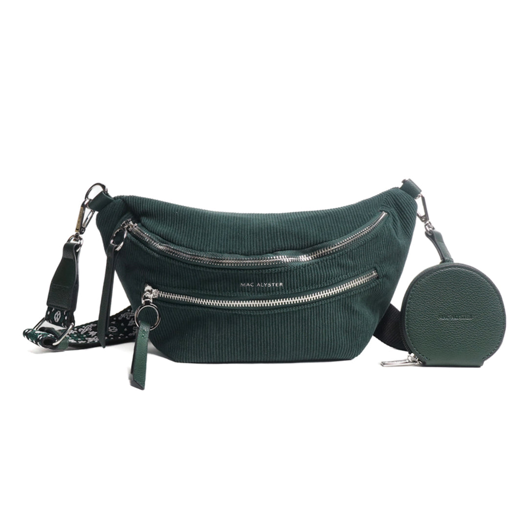 Sac banane double poche VELOURS