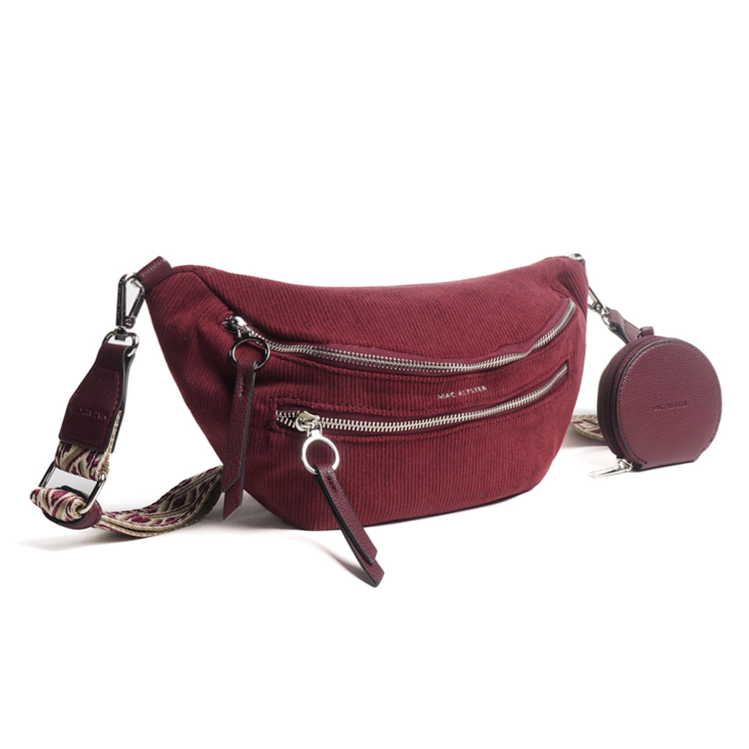Sac banane double poche VELOURS