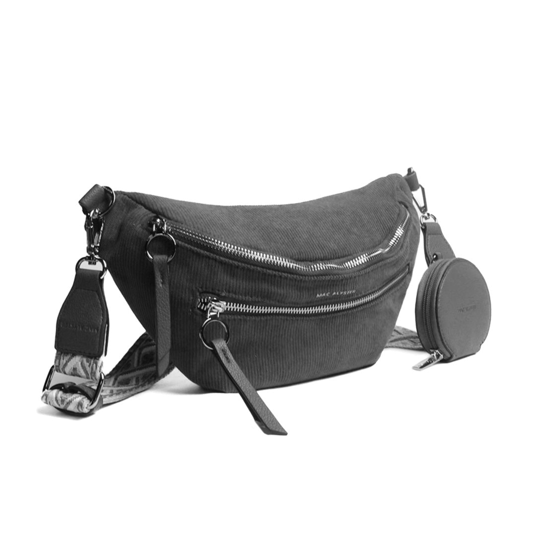 Sac banane double poche VELOURS