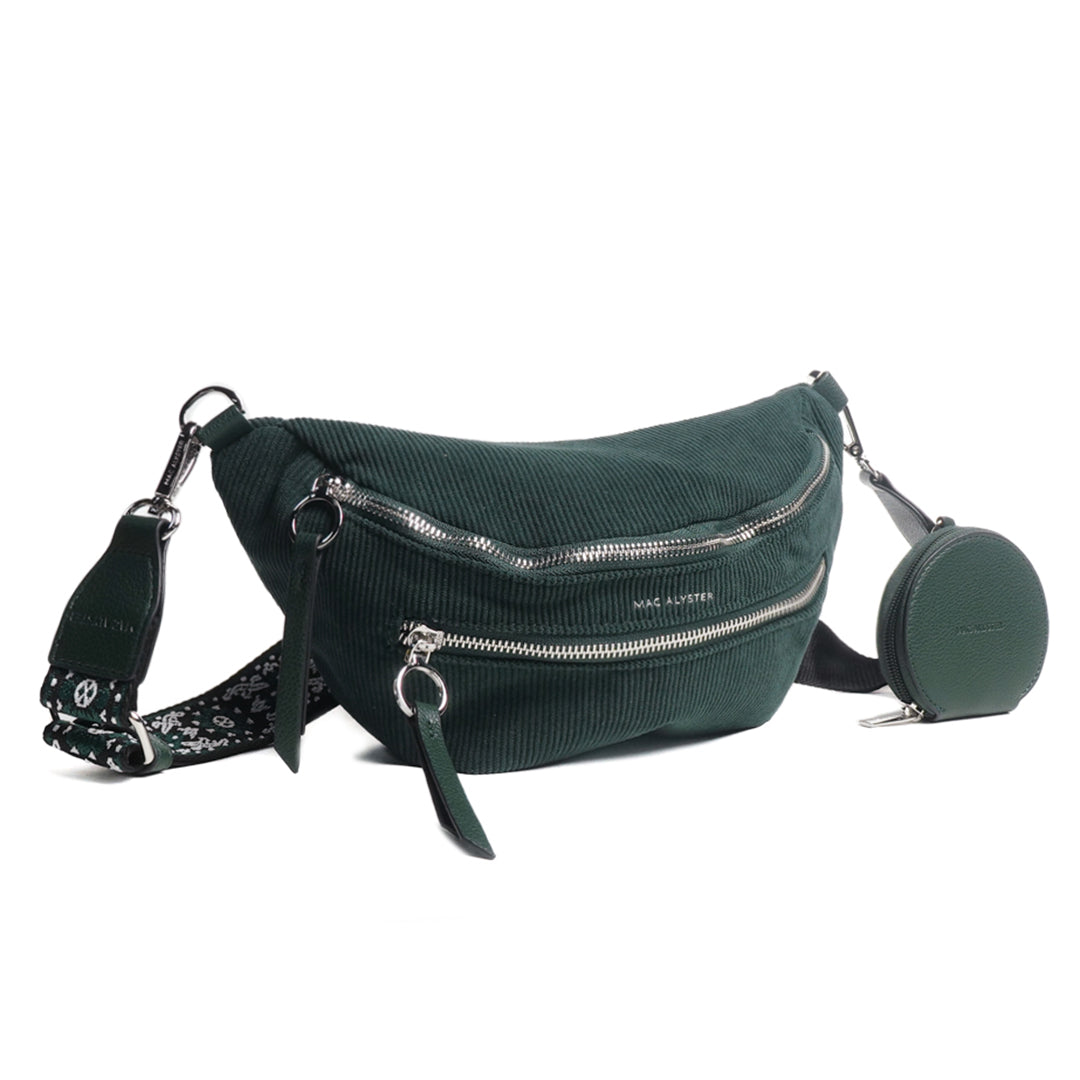 Sac banane double poche VELOURS