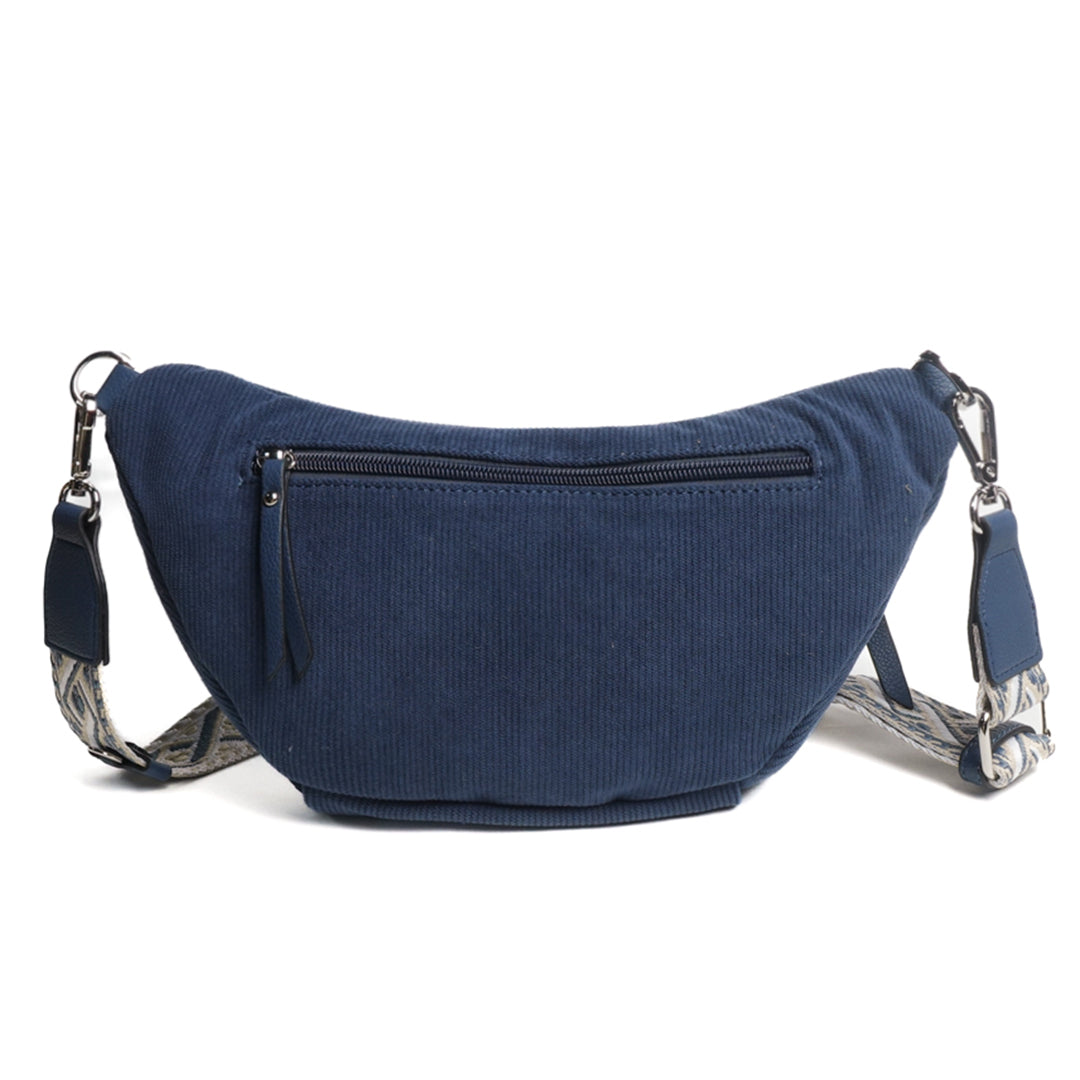Sac banane double poche VELOURS