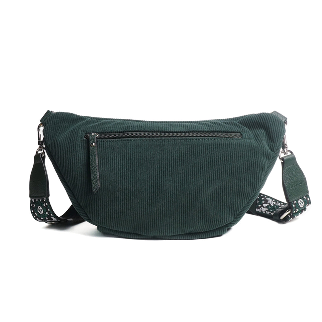 Sac banane double poche VELOURS