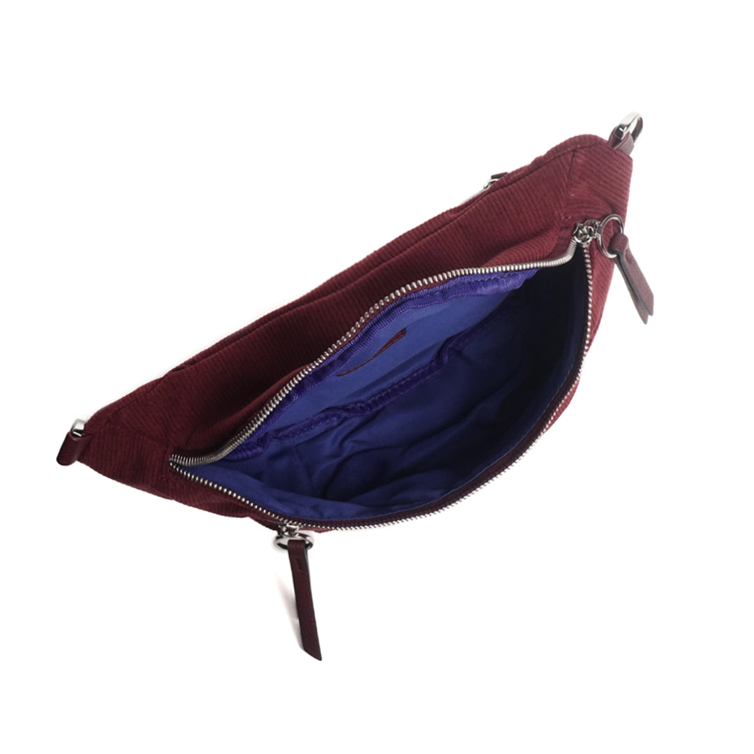Sac banane double poche VELOURS