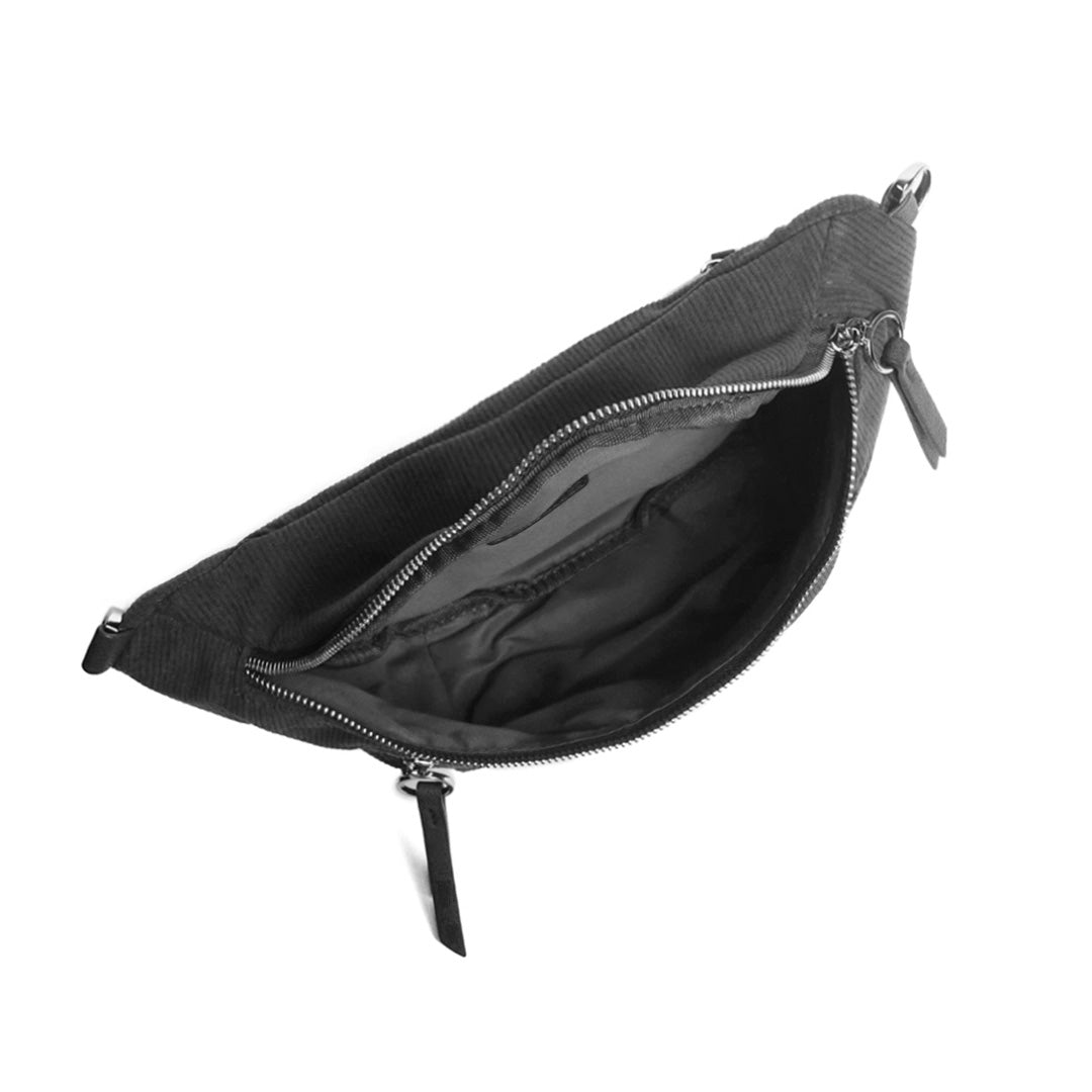 Sac banane double poche VELOURS