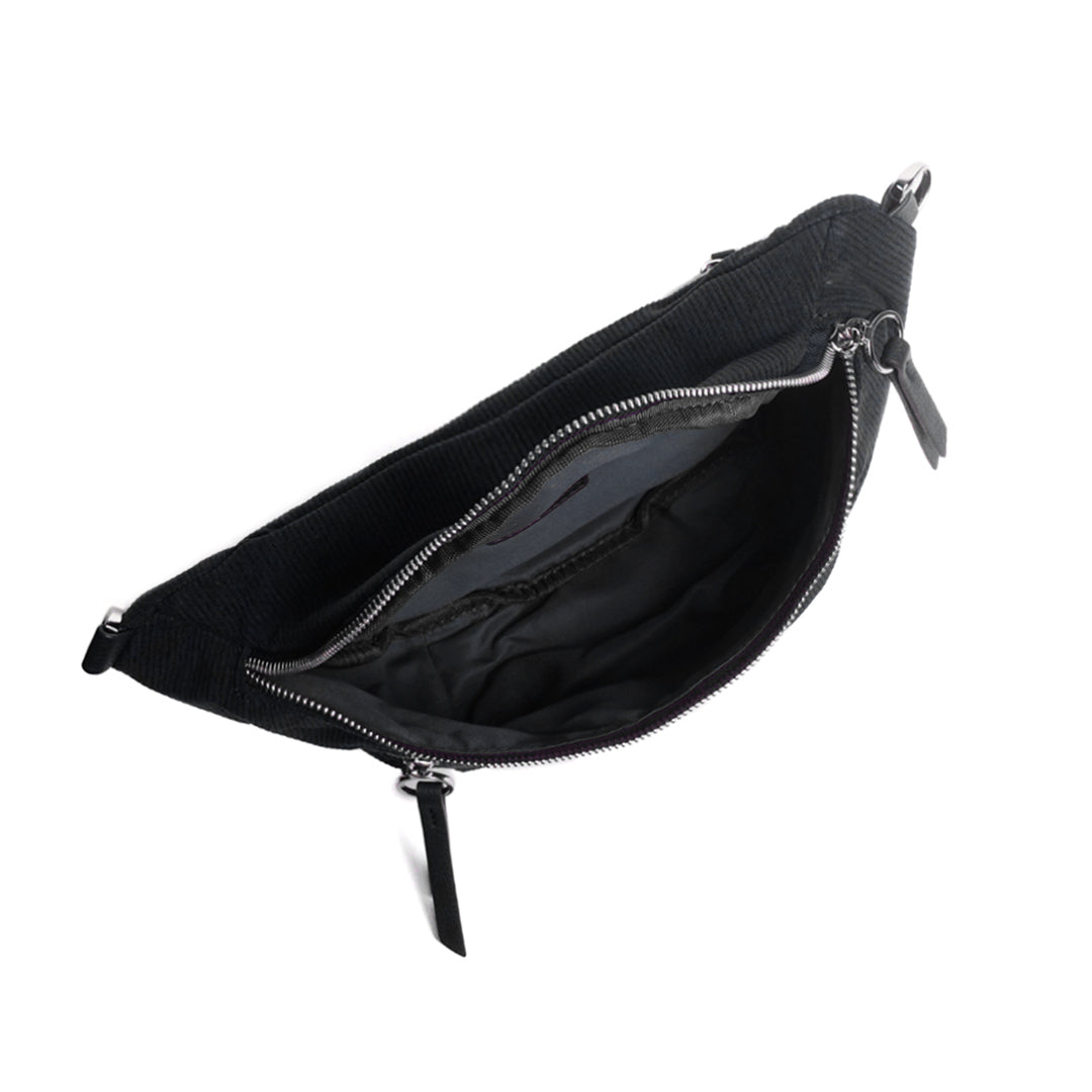 Sac banane double poche VELOURS