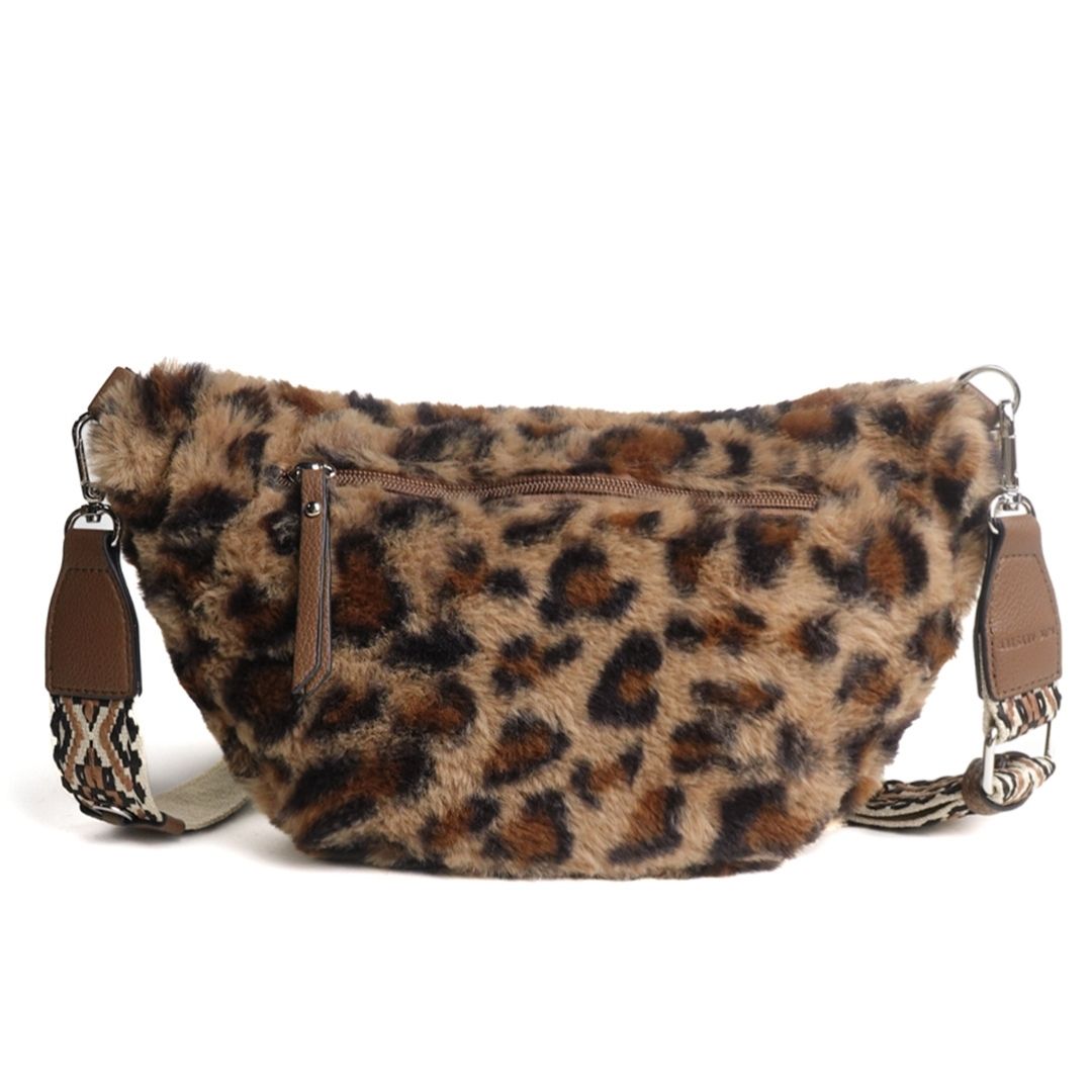 Sac banane double poche - LEOPARD