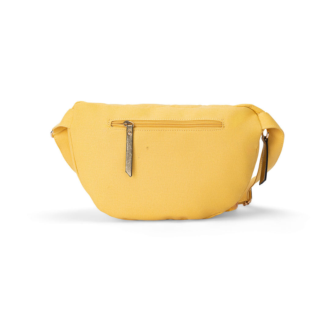 Sac banane en coton BANANE COTON moutarde par Mac Alyster
