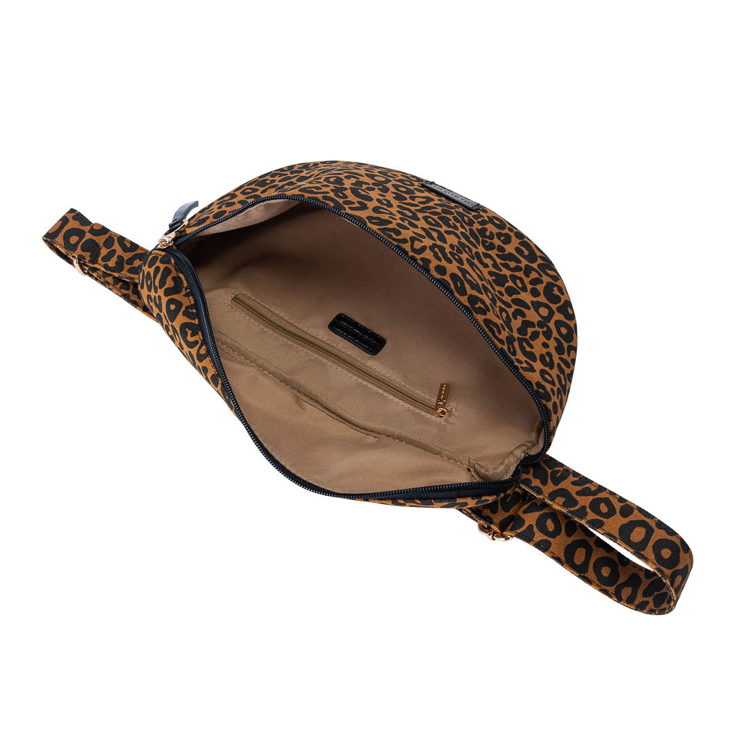 Sac banane M en coton BANANE COTON leopard par Mac Alyster