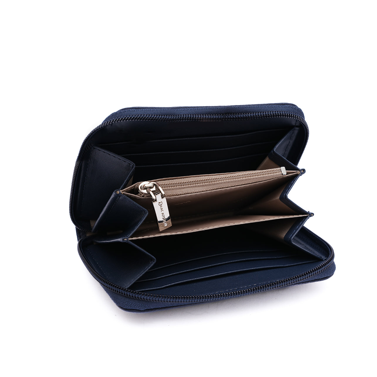 Porte monnaie zippée PETITE MAROQUINERIE synthétique MARINE en détail