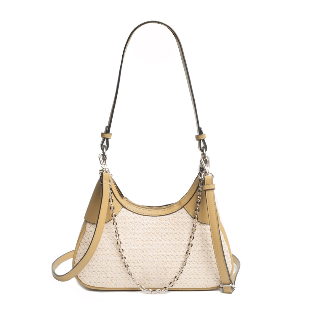 Sac trotteur NICE en matière synthétique NATUREL de face