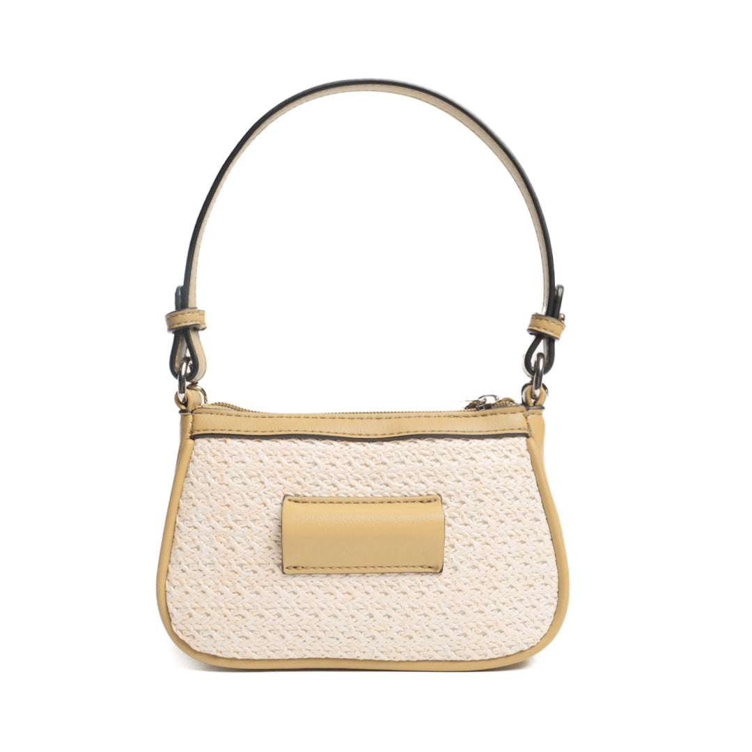 Mini sac trotteur NICE en matière synthétique NATUREL de dos