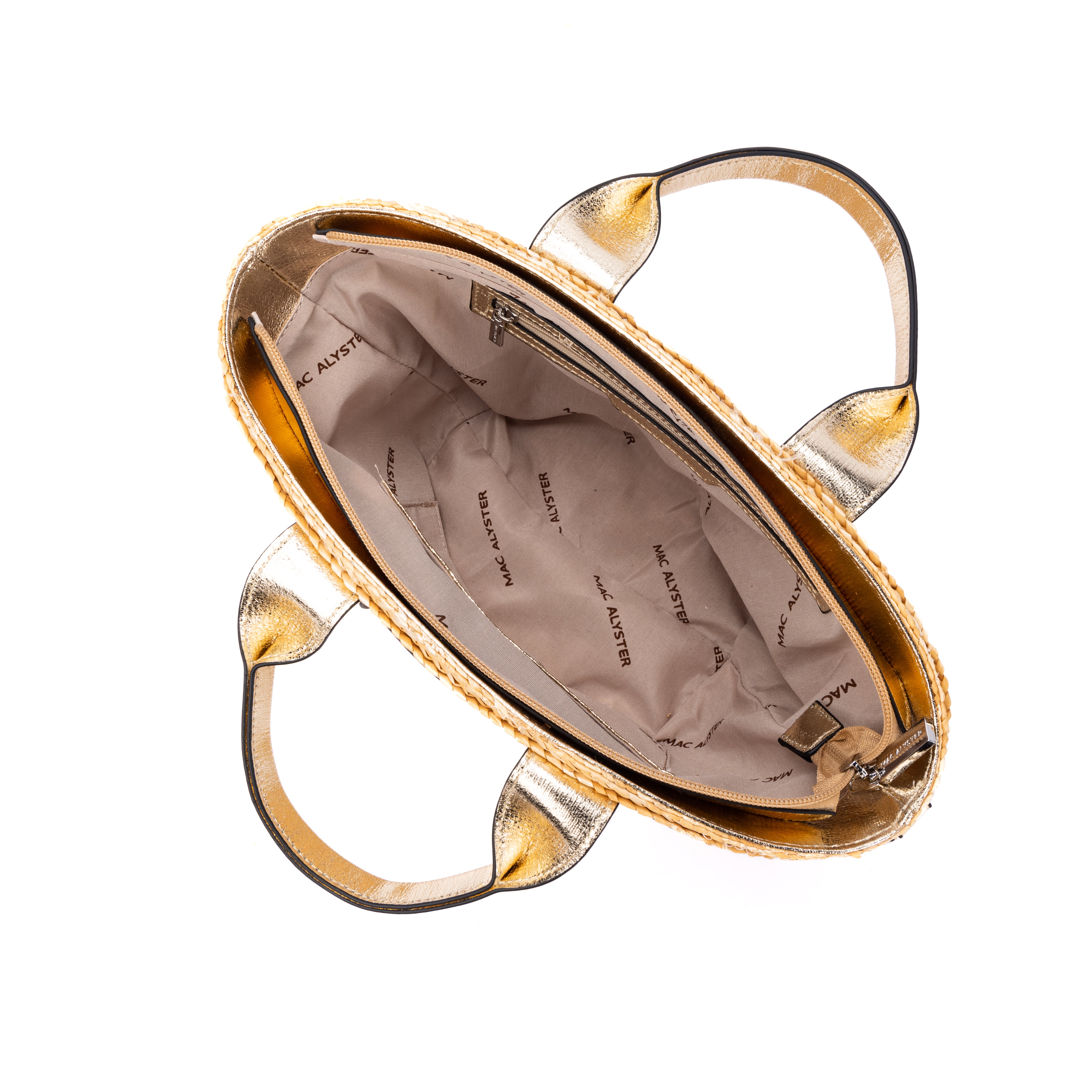 Capsule FIDJI en matière synthétique CHAMPAGNE IRISE de haut