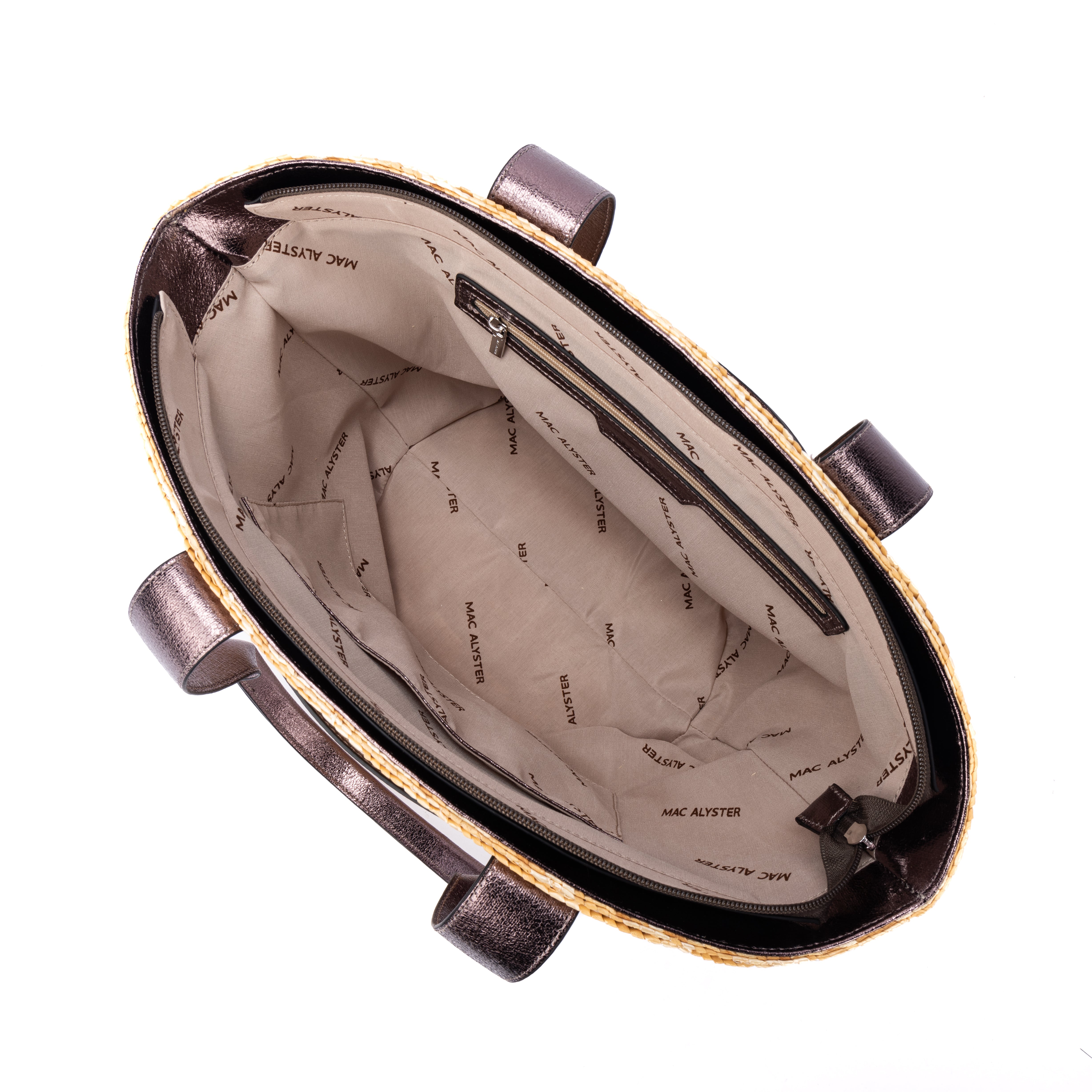 Capsule FIDJI en matière synthétique BRONZE IRISE de haut
