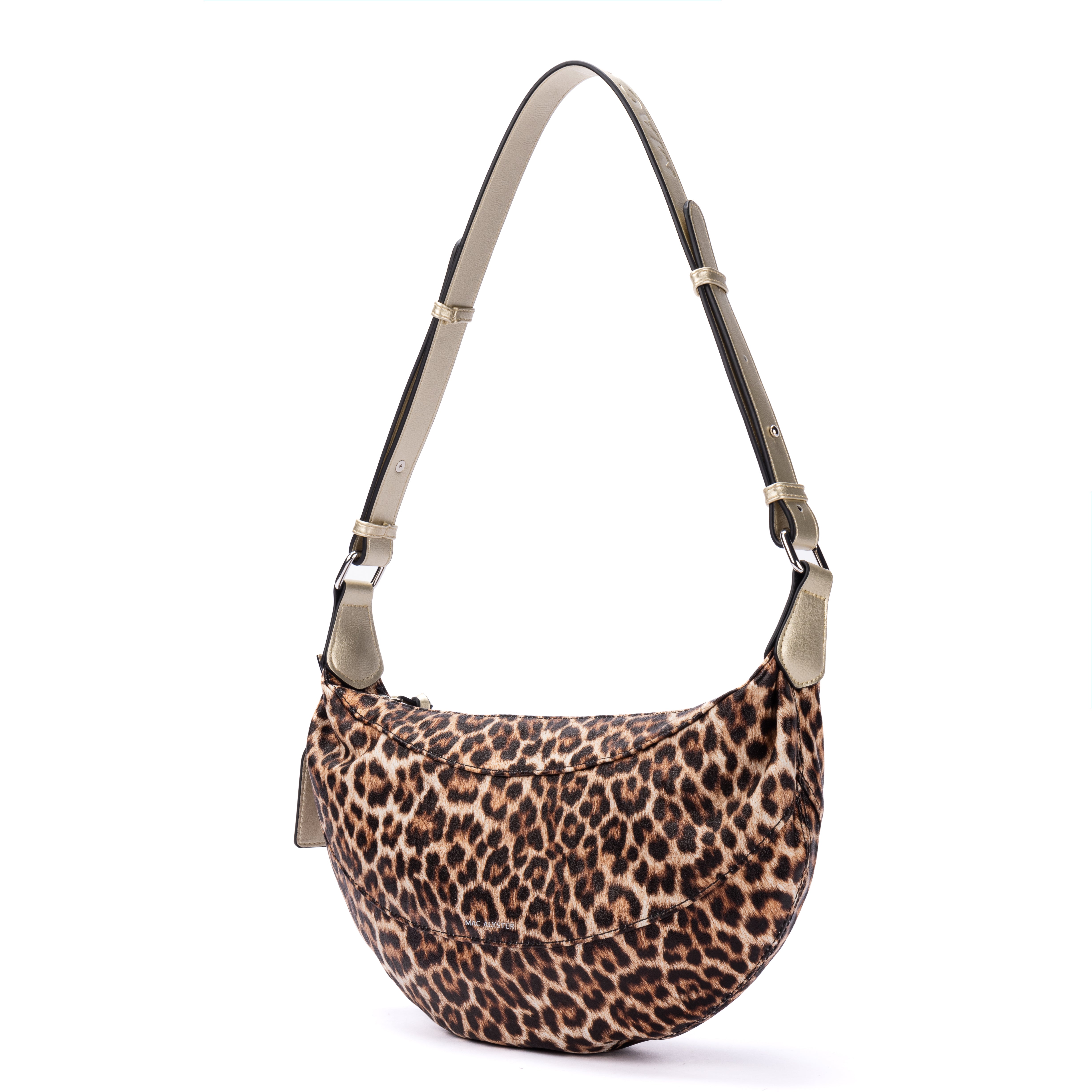 Capsule LEOPARD en matière synthétique CHAMPAGNE de trois-quarts
