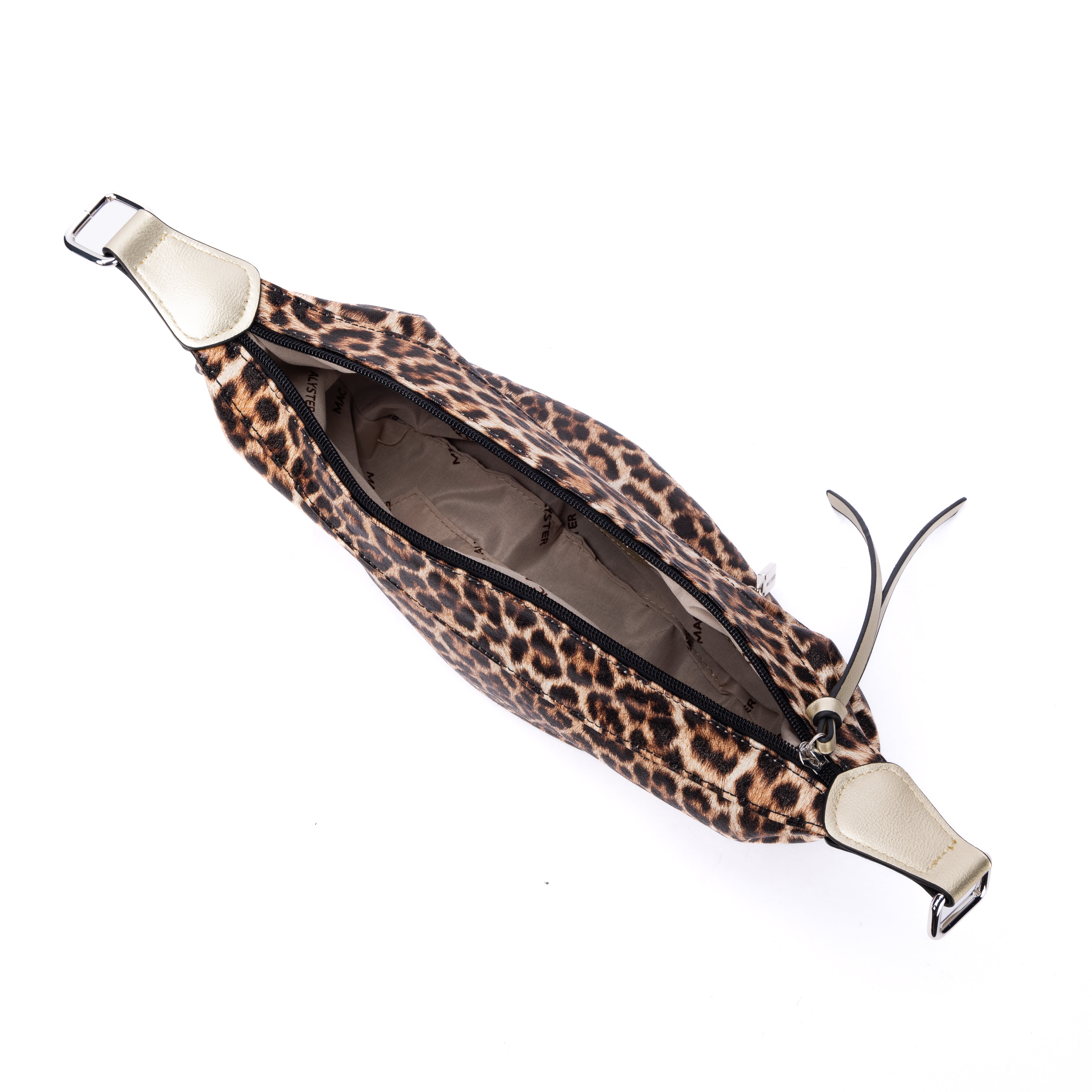 Capsule LEOPARD en matière synthétique CHAMPAGNE de haut