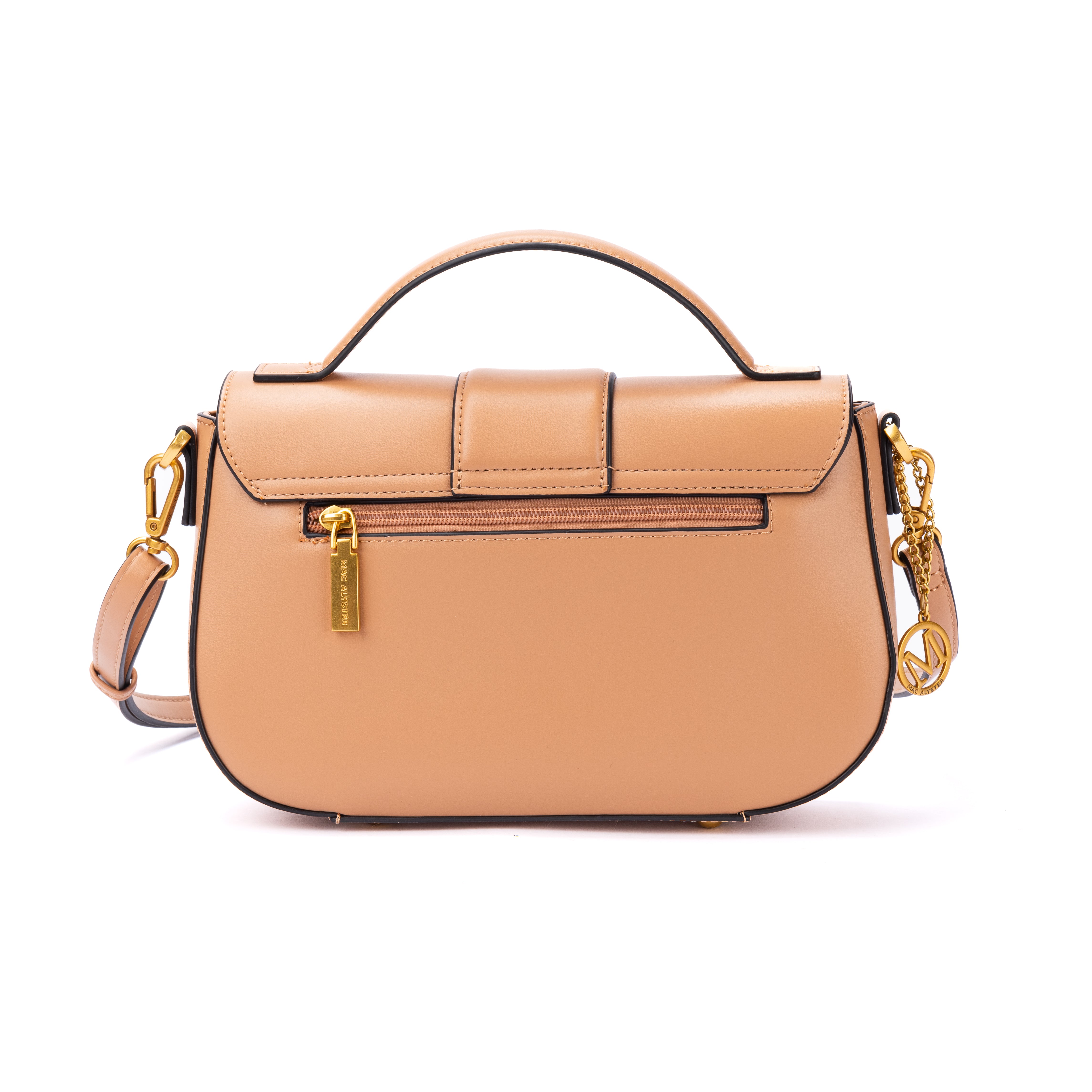 Sac à rabat KISS ME en matière synthétique SABLE de dos