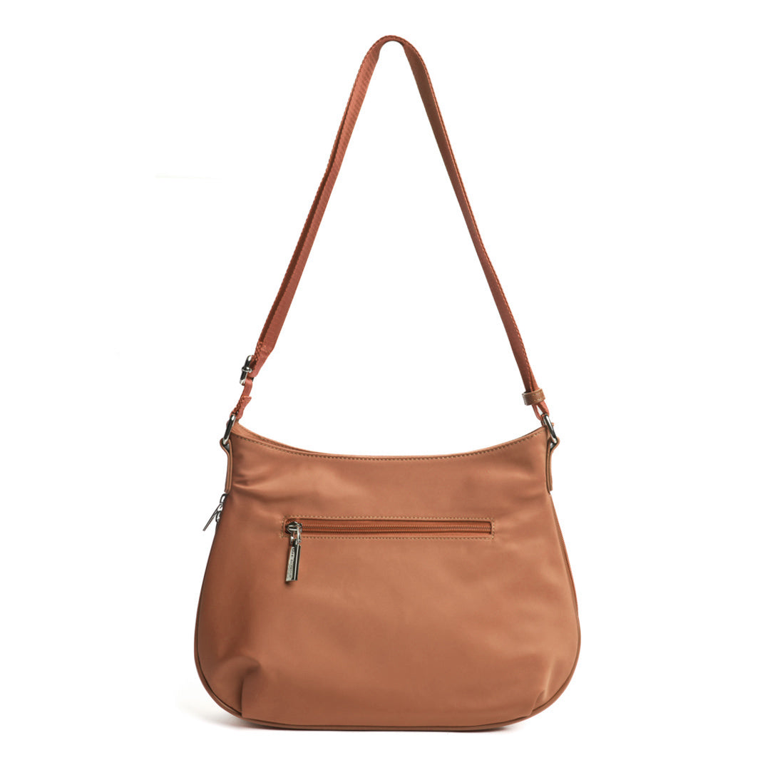 Grand sac trotteur STUDIO BASIC en cuir synthétique SABLE de dos