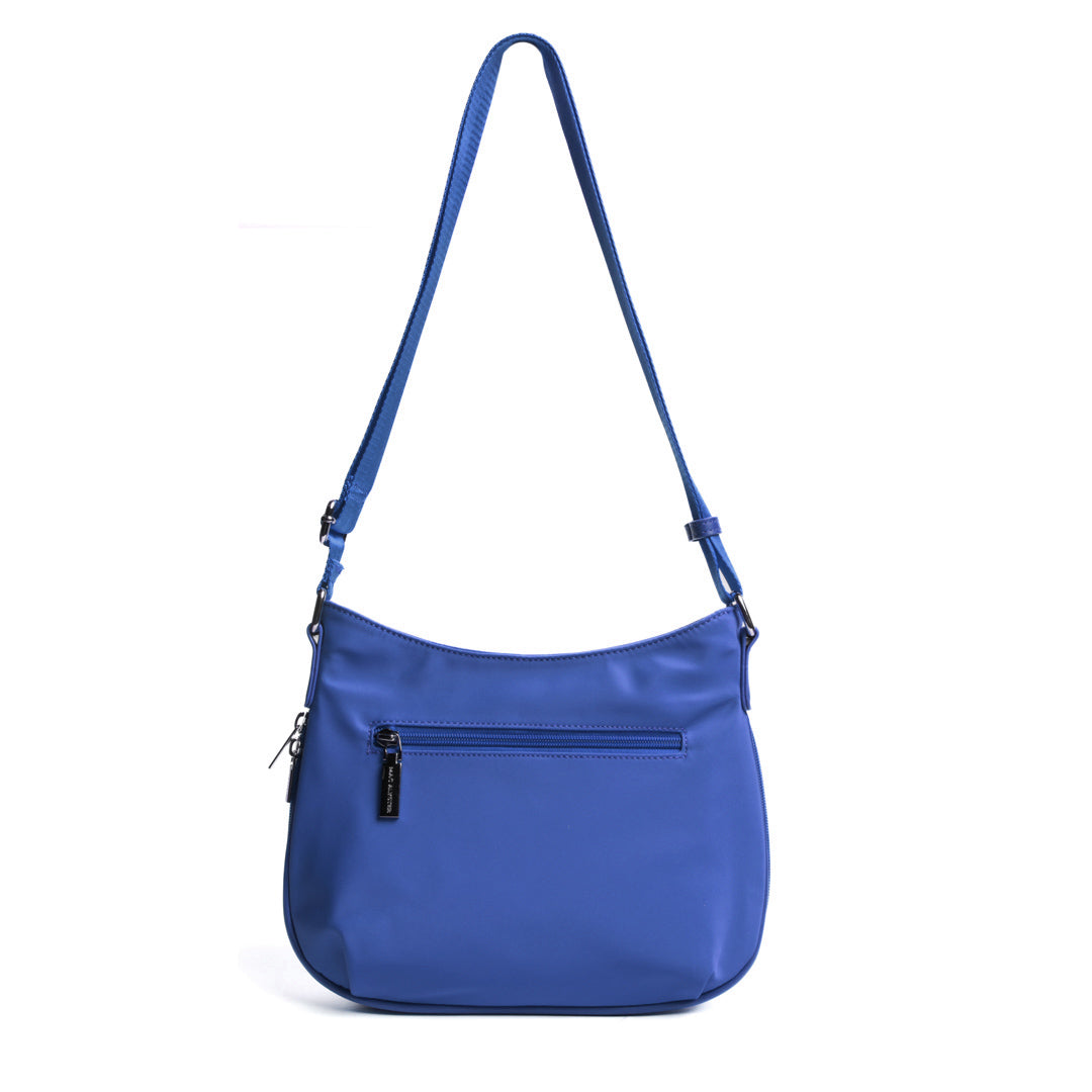 Sac trotteur STUDIO BASIC en cuir synthétique BLEU de dos