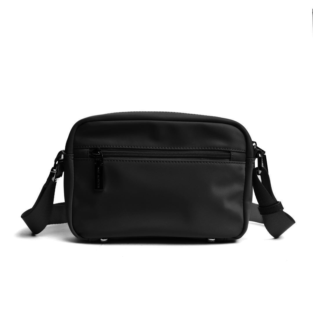 Camera bag STUDIO BASIC en cuir synthétique NOIR de dos