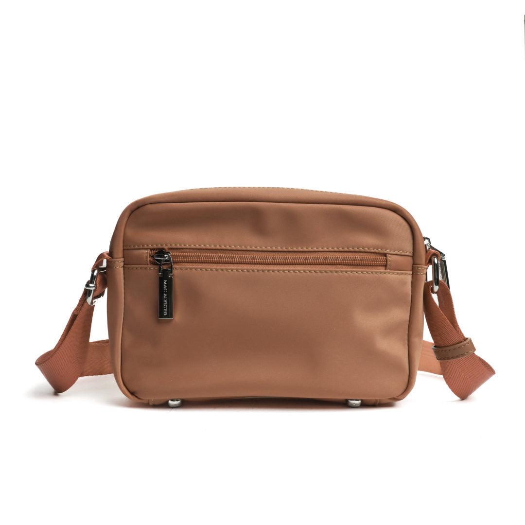 Camera bag STUDIO BASIC en cuir synthétique SABLE de dos