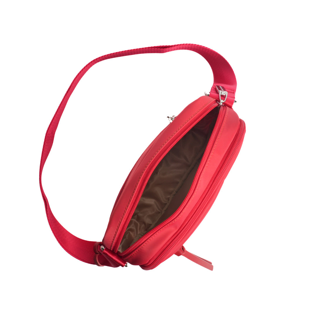 Camera bag STUDIO BASIC en cuir synthétique ROUGE de haut