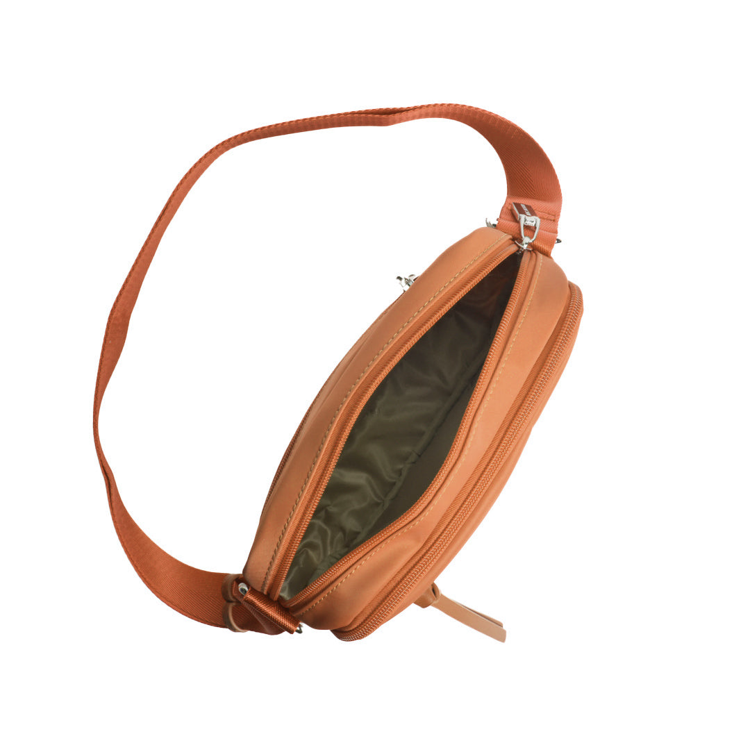 Camera bag STUDIO BASIC en cuir synthétique SABLE de haut