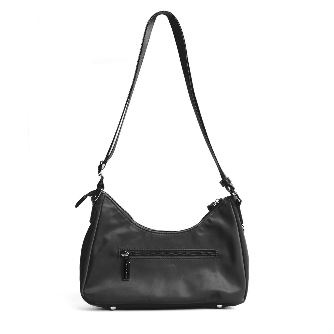 Sac trotteur STUDIO CITY en cuir synthétique NOIR de dos